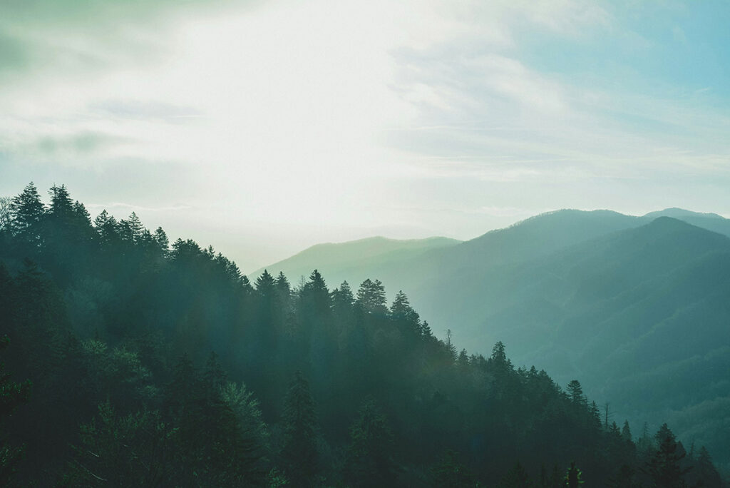 Silhouettes of the Great Smoky Mountains