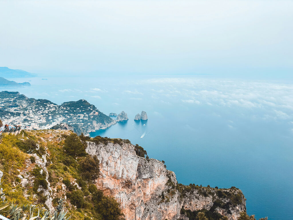 High view of Capri