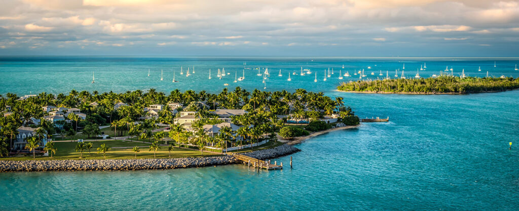 Key West sunrise panoramic